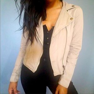 Khaki Moto Jacket